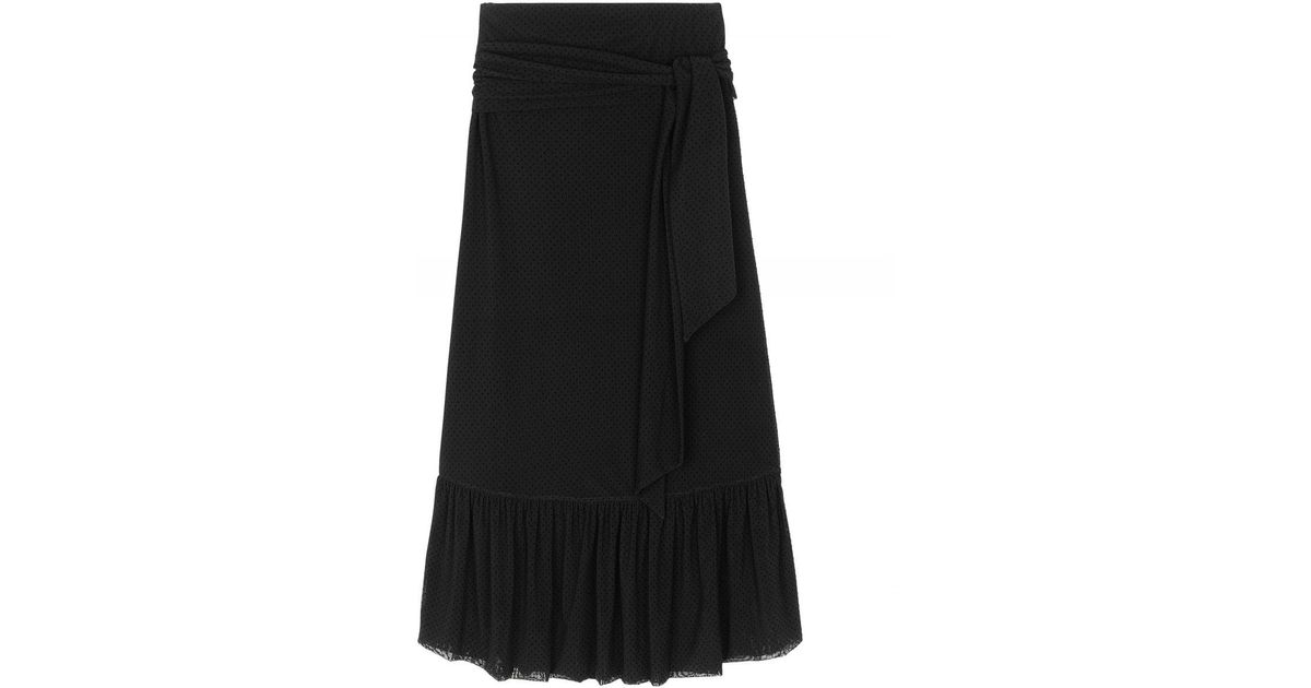 ganni addison skirt