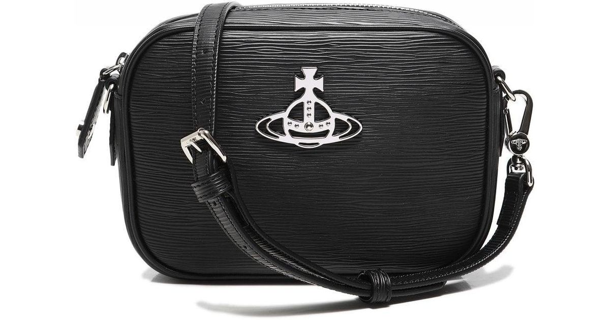Vivienne Westwood Leather Anna Camera Bag in Black - Lyst