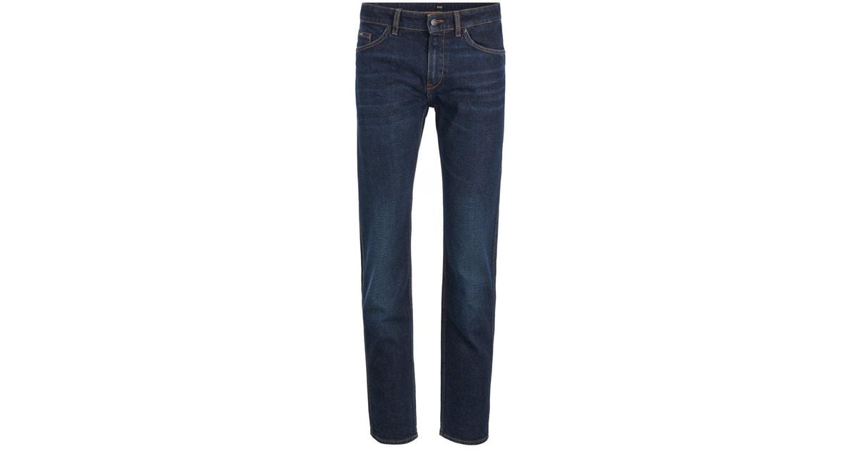 BOSS Denim Slim Fit Delaware3 Jeans in Blue for Men - Save 11% - Lyst