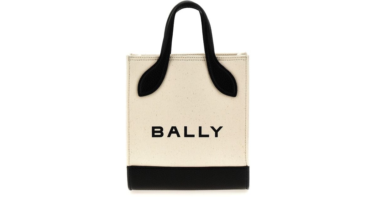 Bally bar Mini Keep On Shopping Bag in Black Lyst UK
