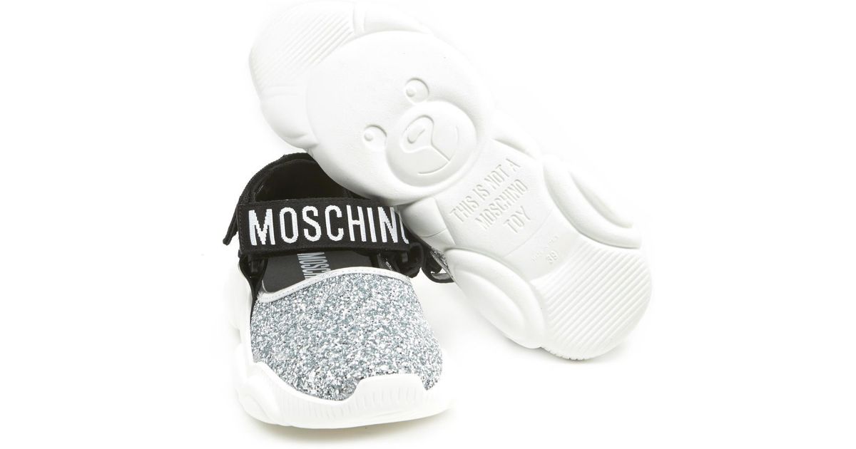 moschino bear sneakers