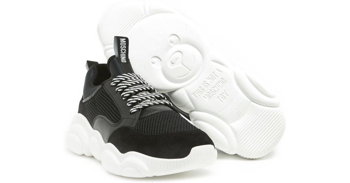 Moschino Synthetic 'teddy' Sneakers - Lyst