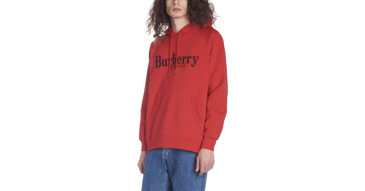 burberry clarke logo hoodie