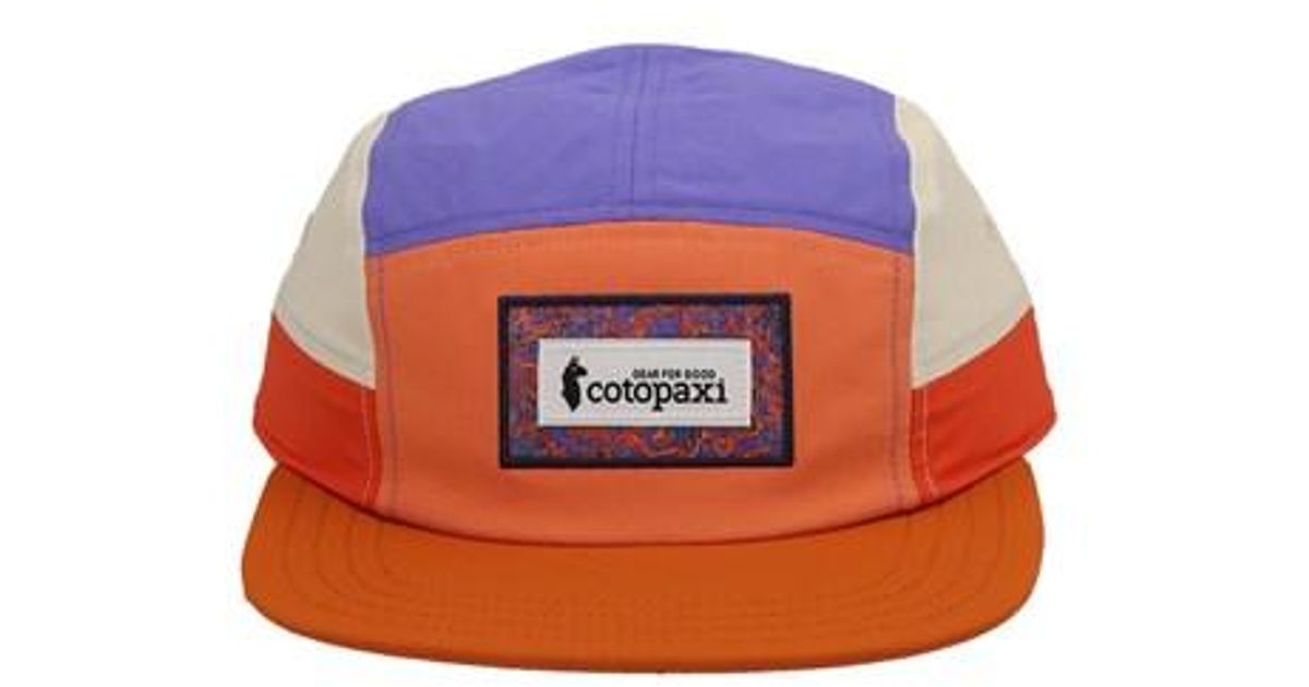 COTOPAXI 'altitude Tech 5 Panel' Cap in Red for Men | Lyst