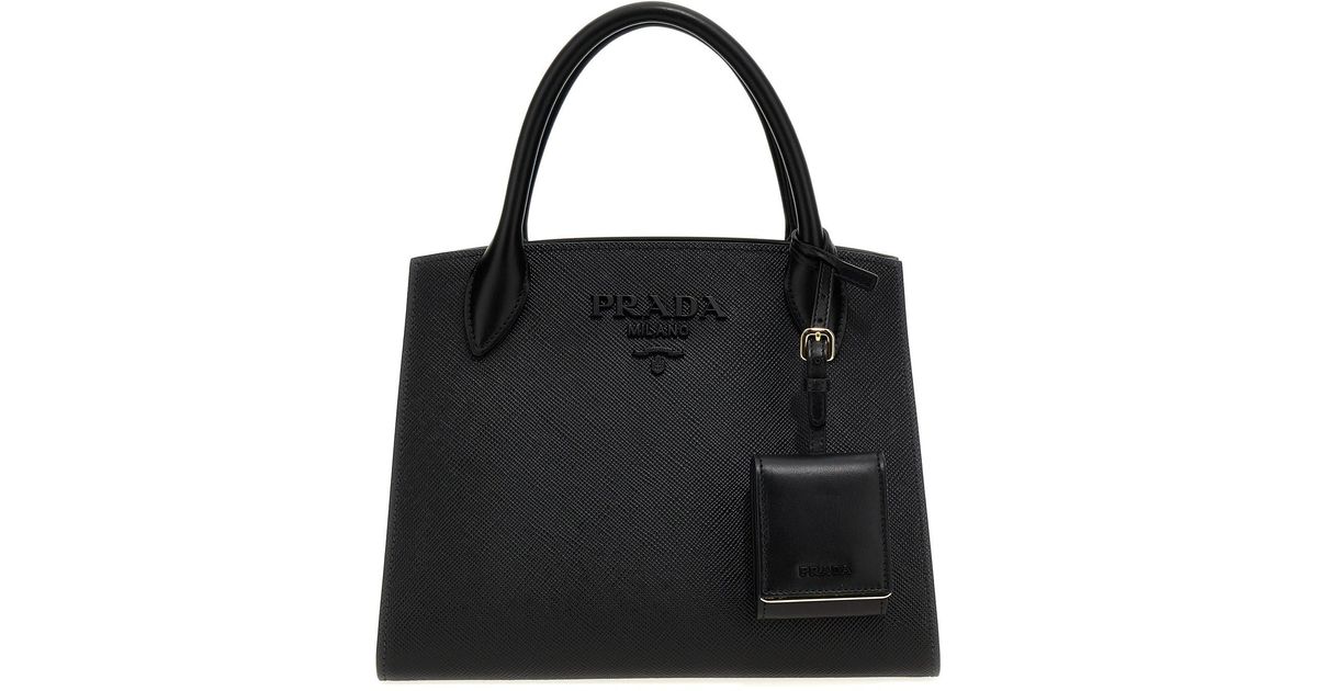 Prada store monochrome tote