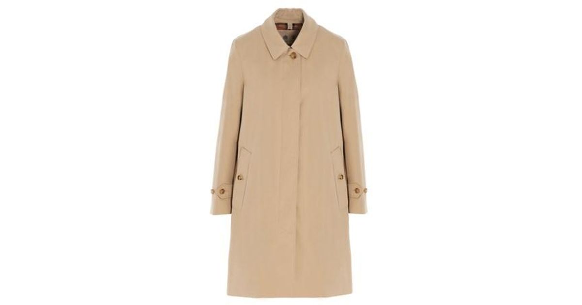 Burberry 'pimlico' Trench Coat in Natural | Lyst