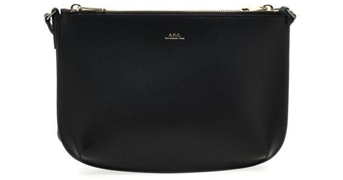 A.P.C. 'sarah' Crossbody Bag in Black Lyst