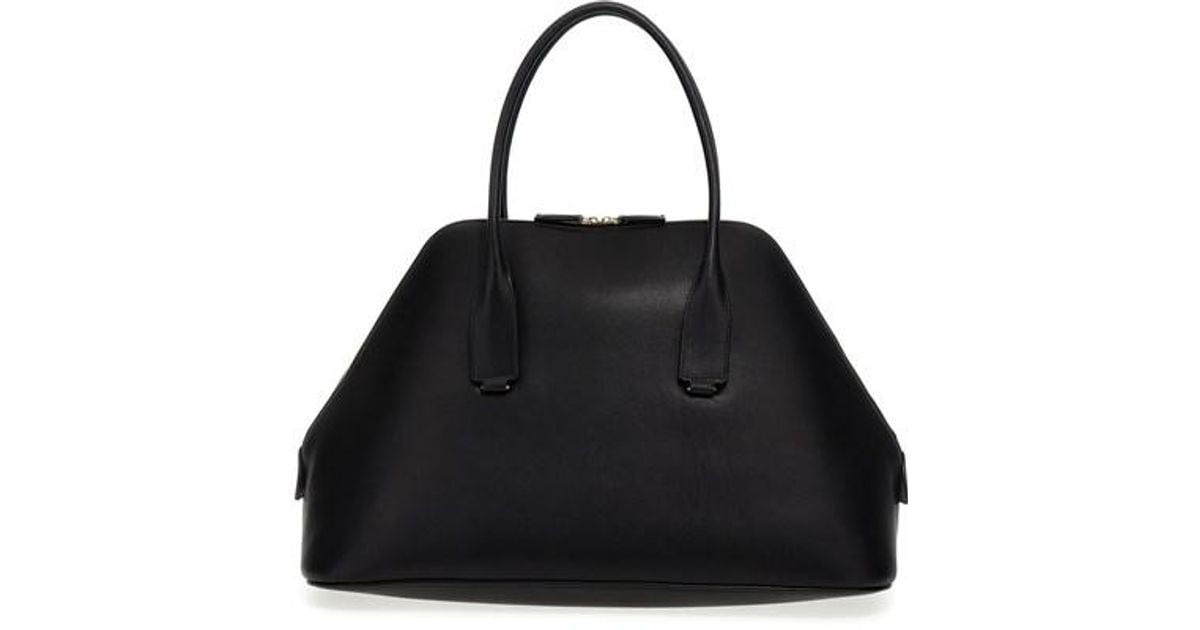 The Row 'devon' Handbag in Black | Lyst