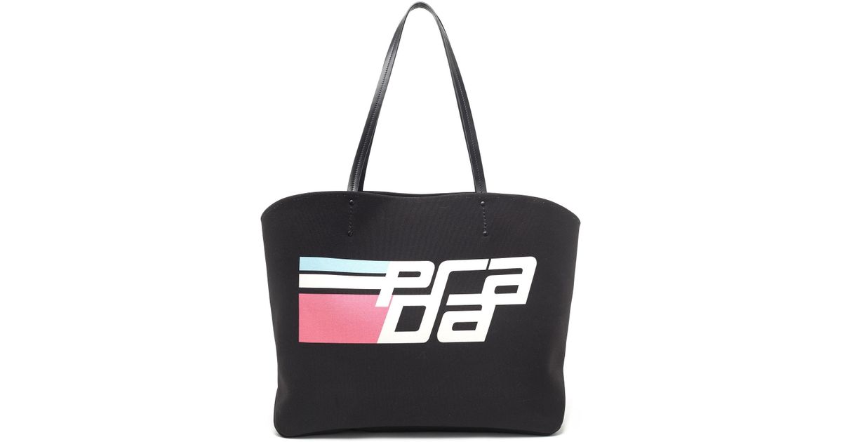 prada racing logo bag
