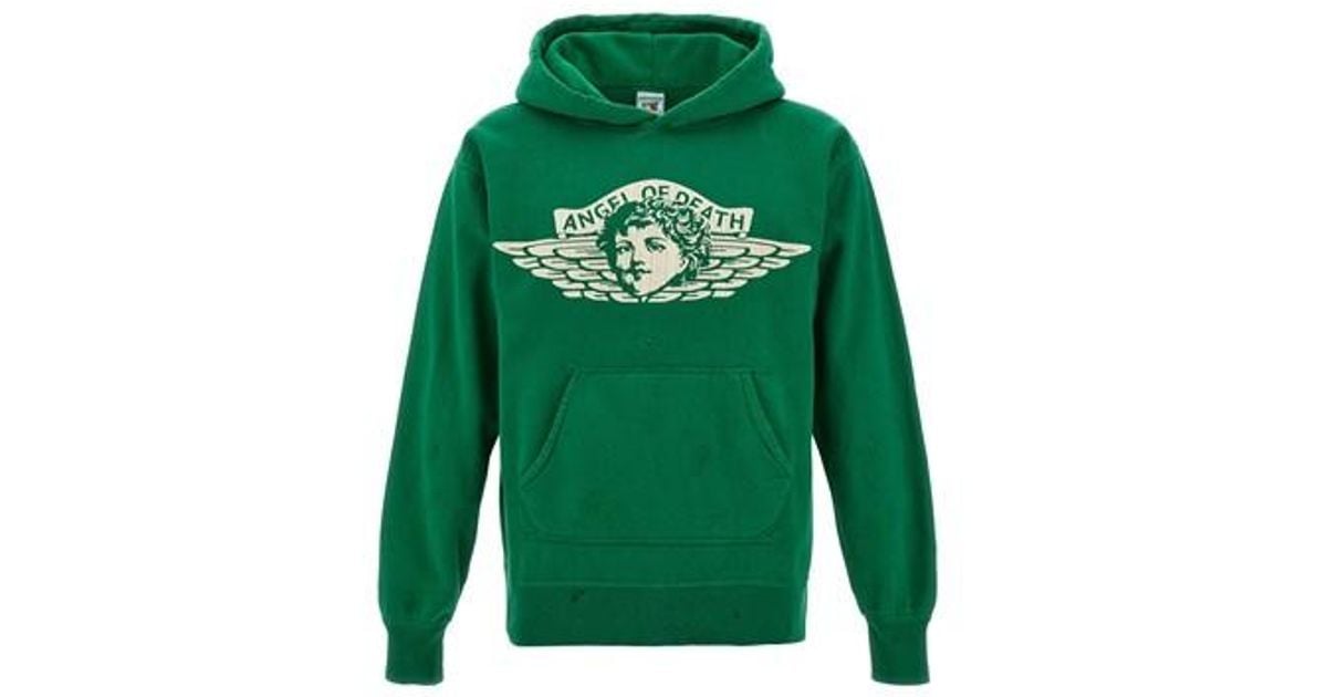 SAINT Mxxxxxx 'angel Of Death' Hoodie in Green for Men | Lyst SAINT Mxxxxxx 'angel Of Death' Hoodie in Green for Men | Lyst