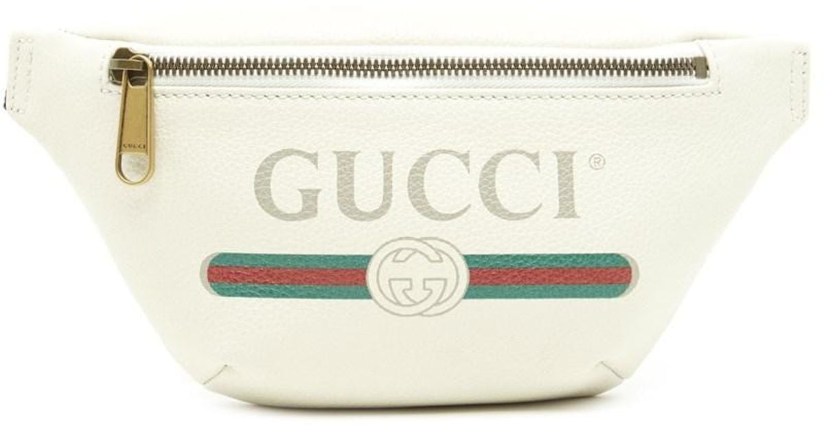 gucci white fanny pack