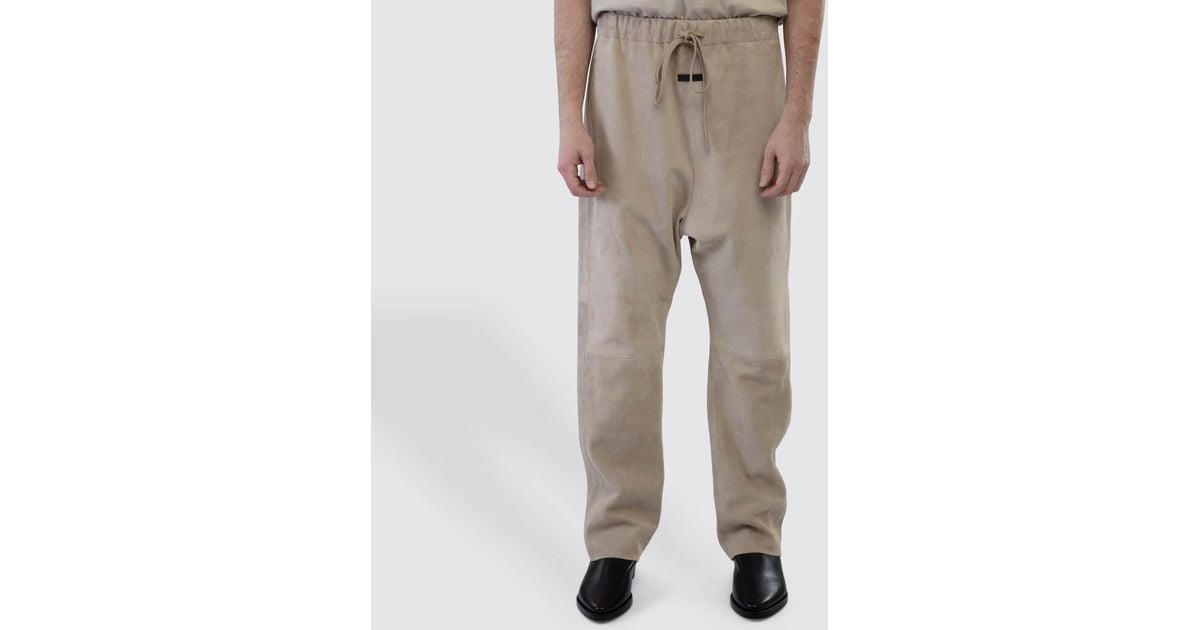 Fear Of God Eternal Suede Relaxed Pant in Natural for Men | Lyst