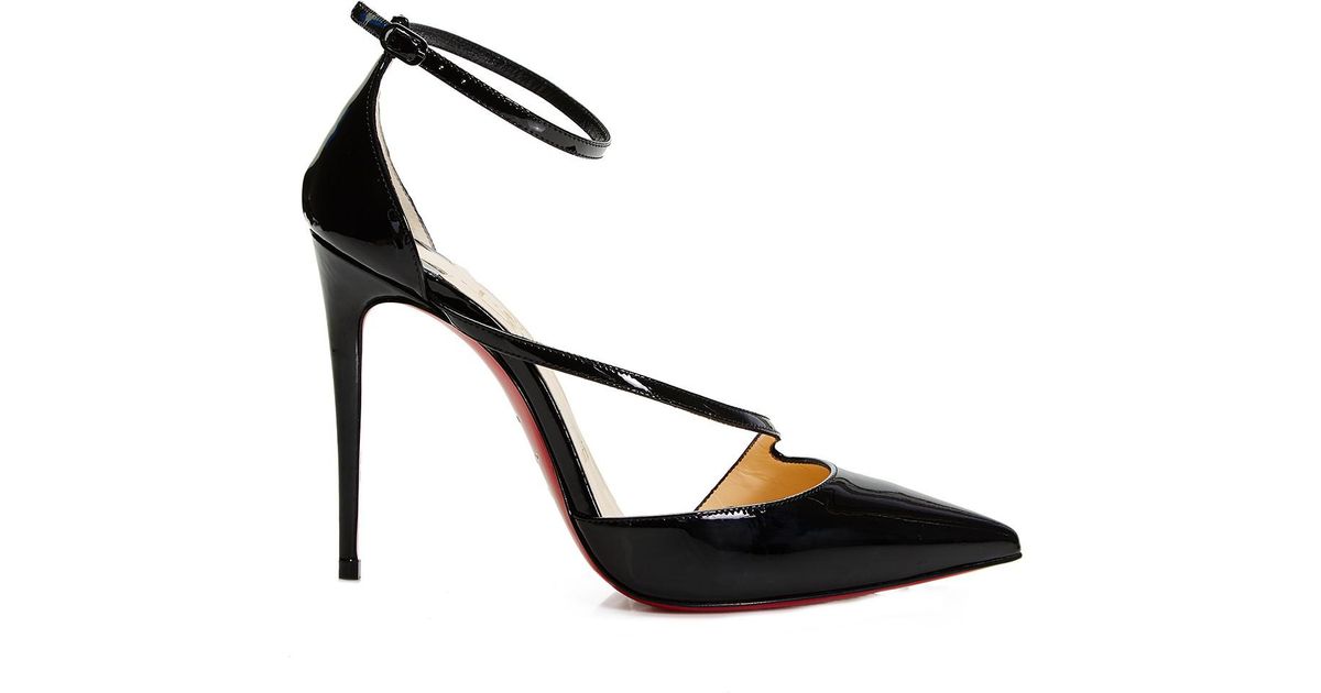 louboutin heels with ankle strap