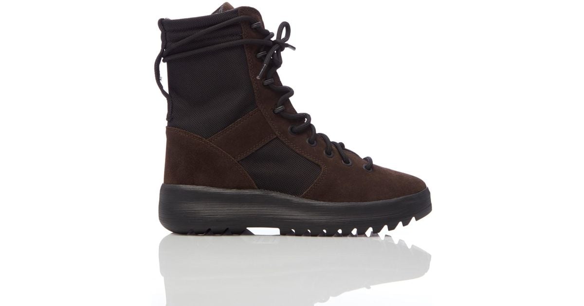 Yeezy Season 7 Military Boots in Black for Men | Lyst