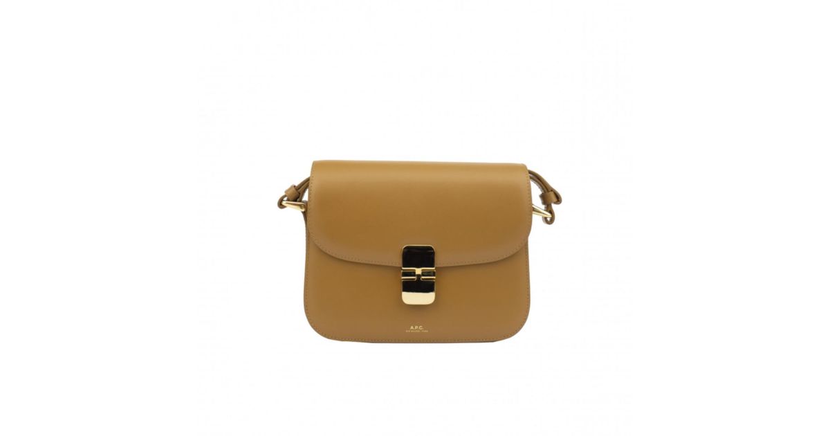 A.P.C. Sac Grace Mini Miel in Natural | Lyst