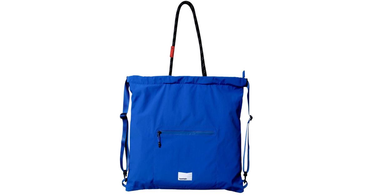 Topologie Bags Draw Tote 2.0 Future Blue | Lyst