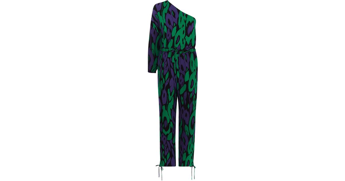 karen millen animal print jumpsuit