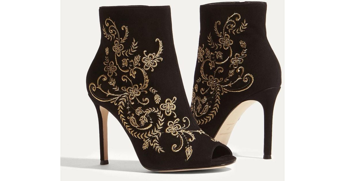 karen millen gold shoes