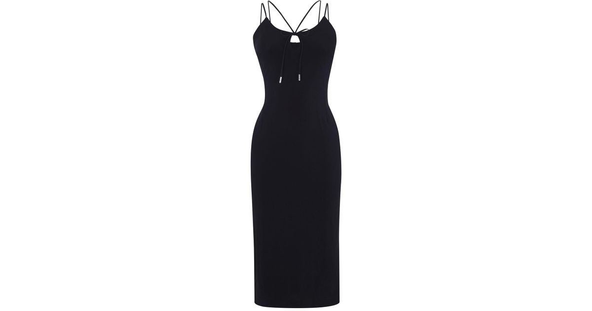 karen millen strappy pencil dress