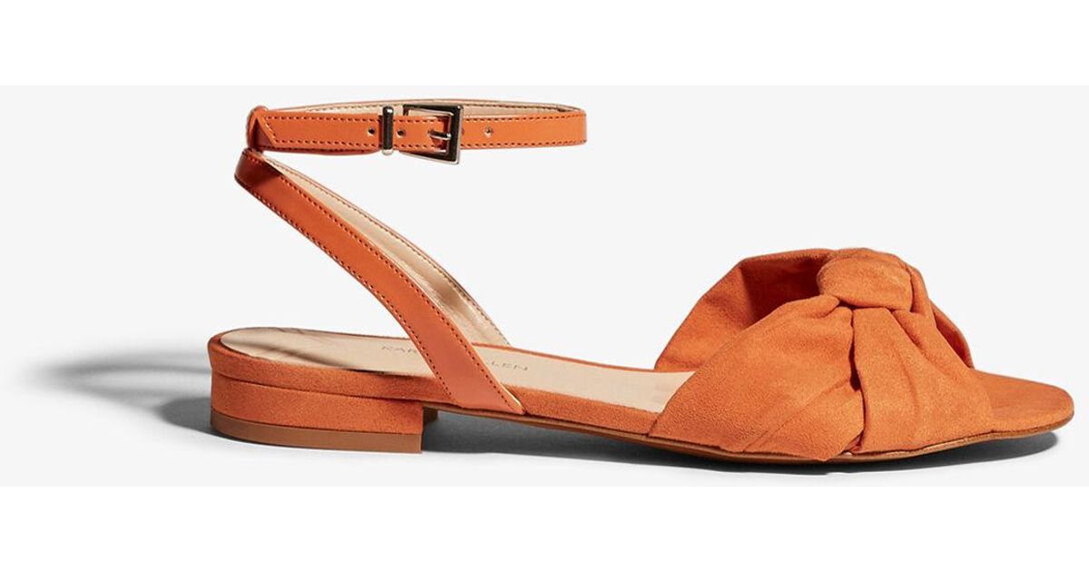 karen millen orange sandals