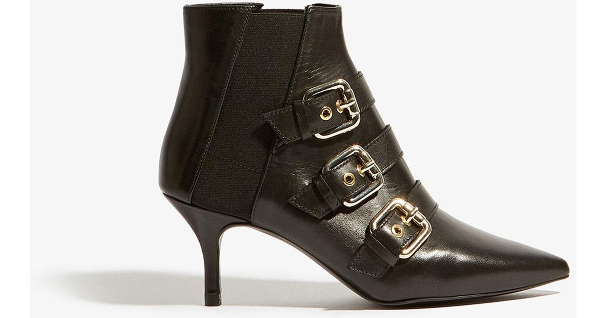 karen millen kitten heel boots