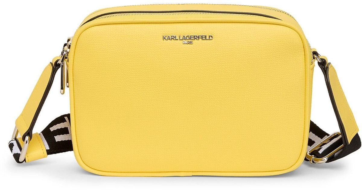 Karl Lagerfeld Women's Maybelle Camera Crossbody Bag Yellow Lyst