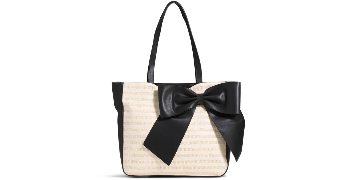 karl lagerfeld bow tote