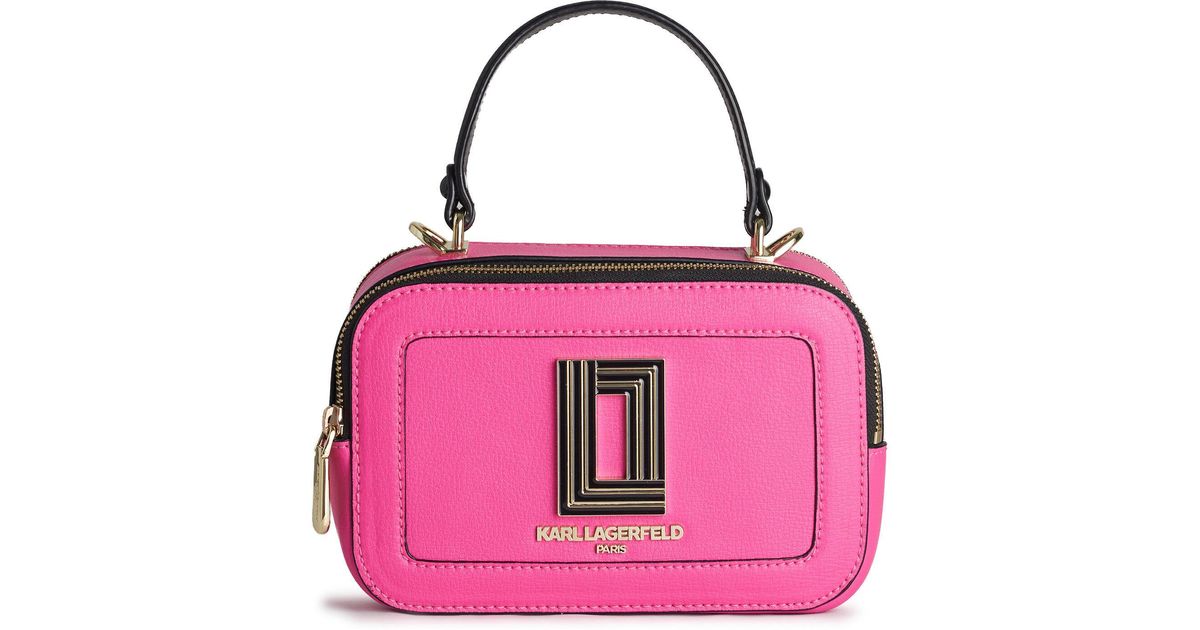 Karl Lagerfeld Simone Top Handle Camera Bag in Pink | Lyst