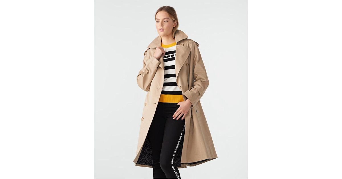 Women's Raglan Sleeve Trench Coat 