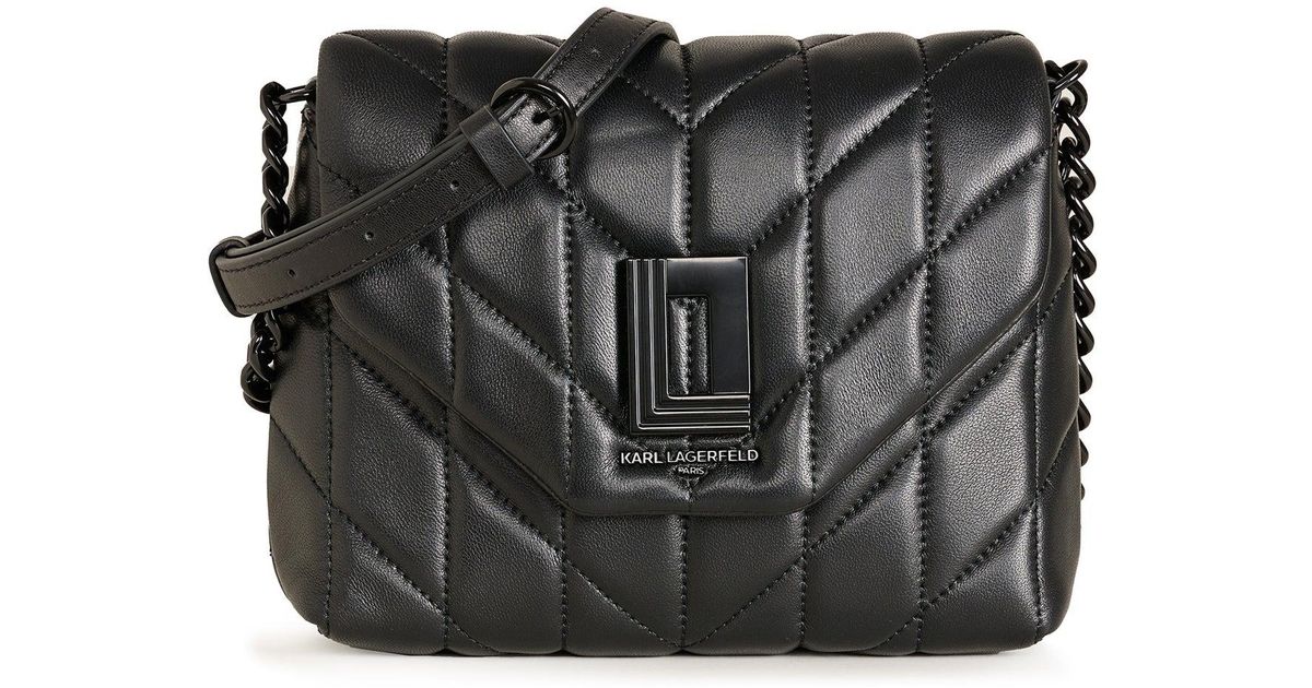 Karl Lagerfeld | Women's Lafayette Crossbody Bag | Black | Lyst