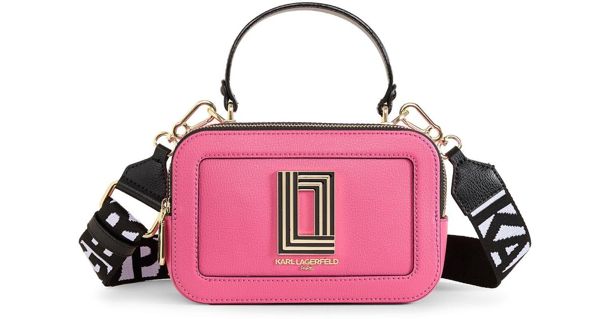 Karl Lagerfeld Women's Simone Camera Bag Fuchsia Pink Lyst