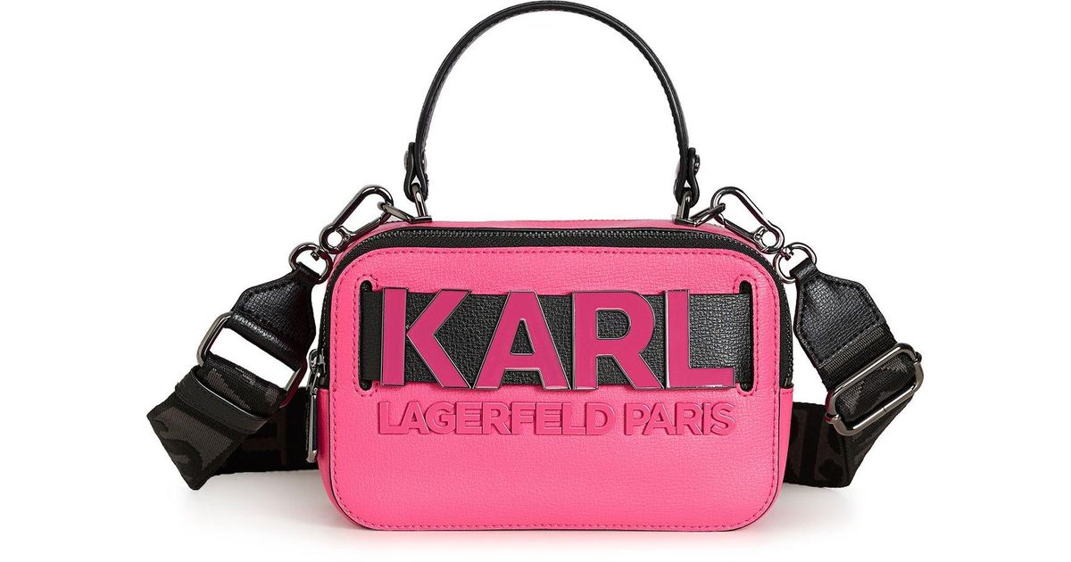 Karl Lagerfeld Women's Simone Crossbody Bag Bloom Pink Lyst