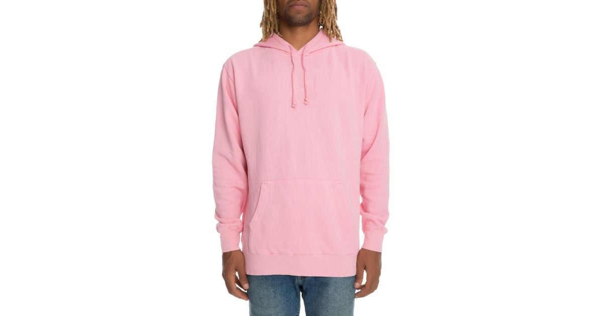 pink huf hoodie