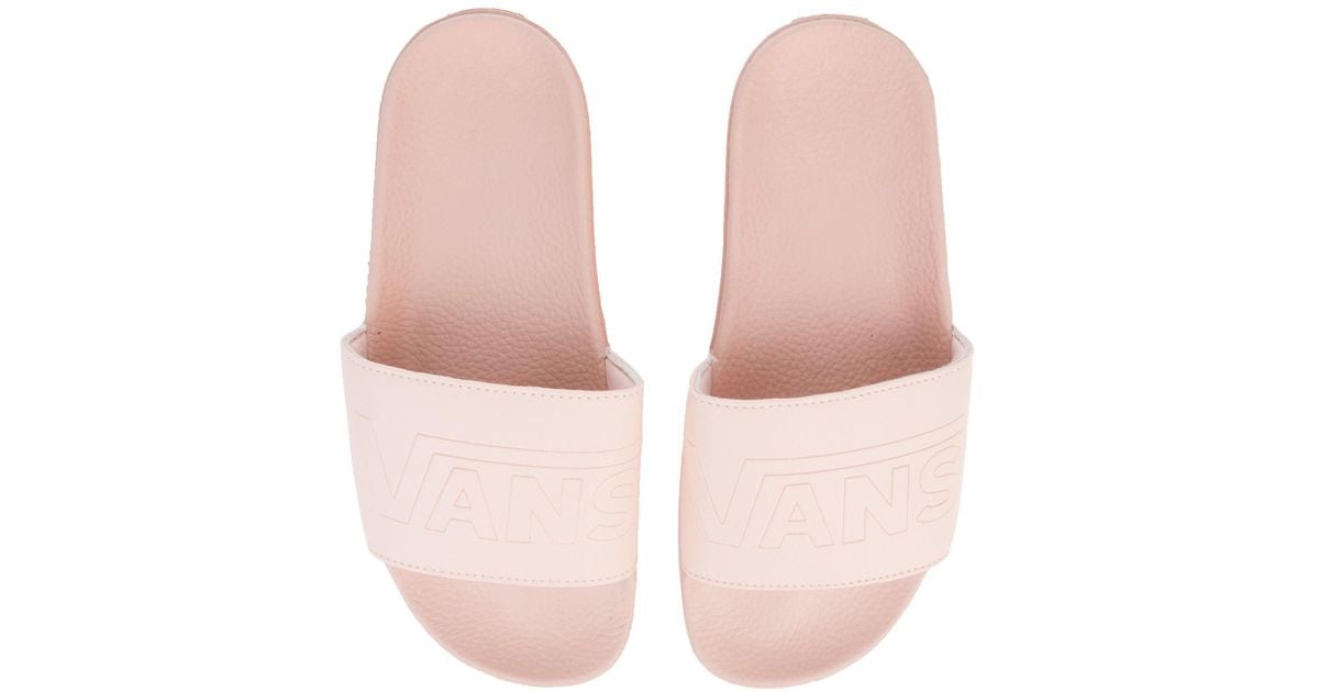 pink slide vans