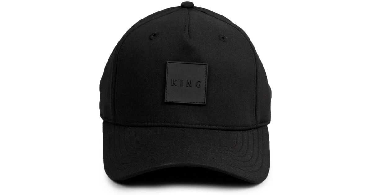 black curved peak cap