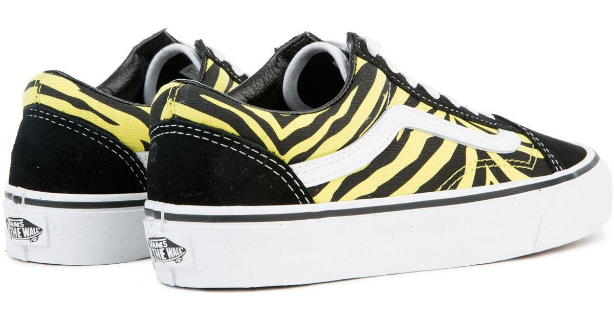 zebra vans old skool