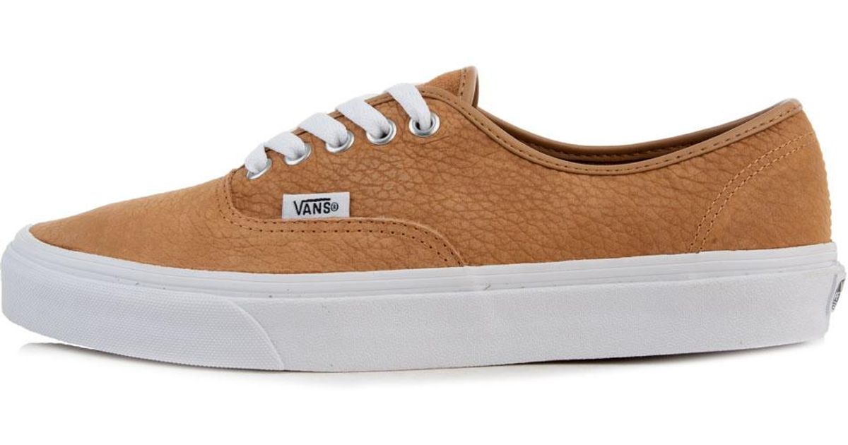 vans authentic camel