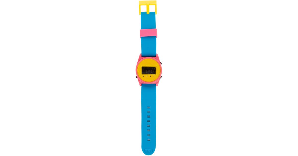 neff daily digital watch