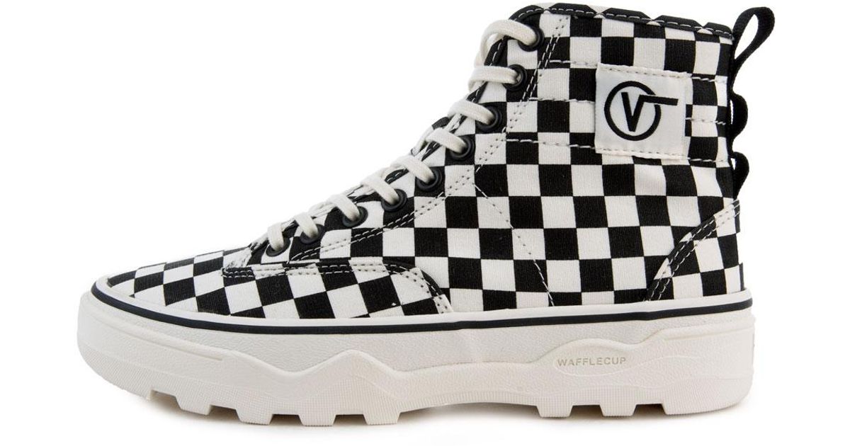 vans canvas sentry wc checkerboard