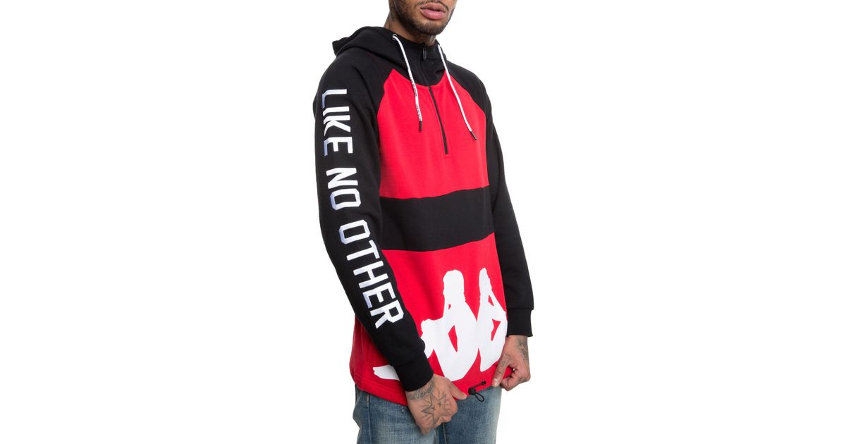 kappa authentic baolin pullover hoodie