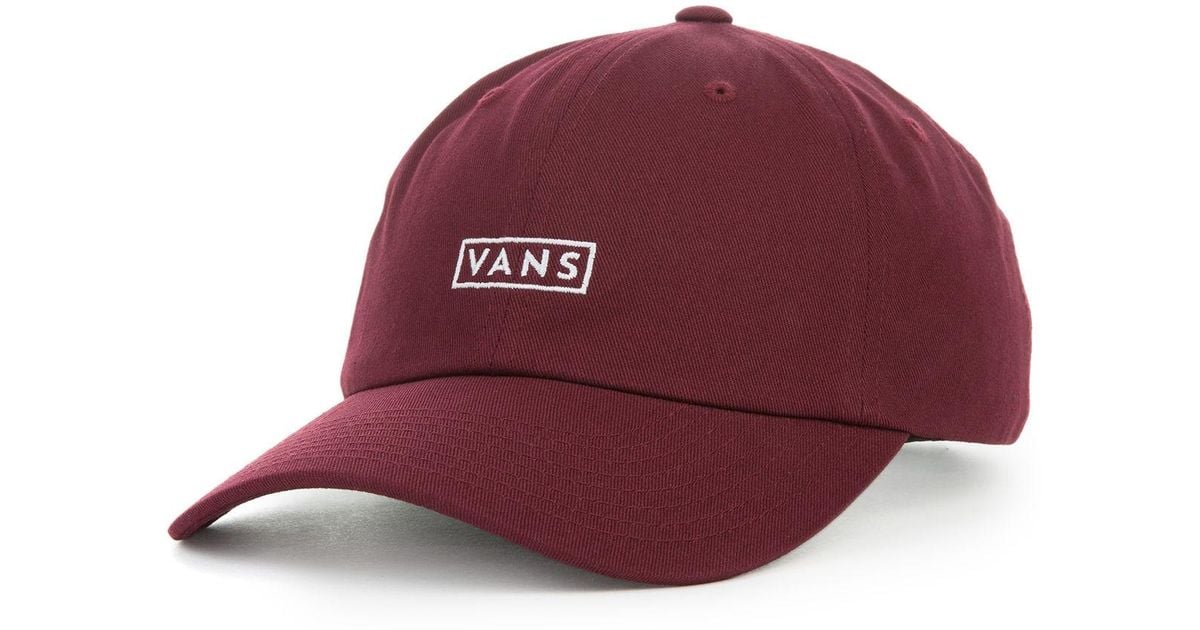 Vans Cotton The Curved Bill Jockey Dad Cap In Port Royale in Burgundy (Red)  for Men - Lyst