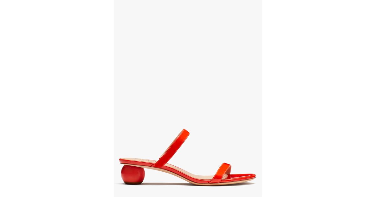 Kate Spade Palm Springs Slide Sandals in Red Lyst