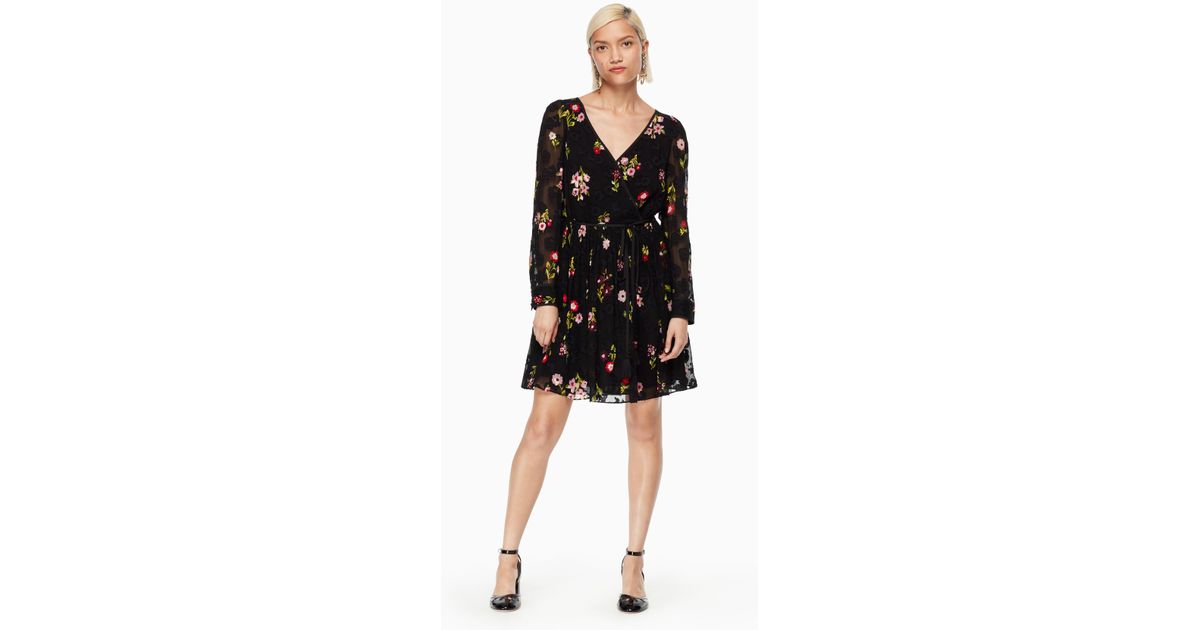 kate spade mini bloom burnout dress