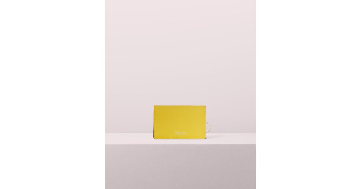 Kate Spade Leather Margaux Small Keyring Wallet - Lyst