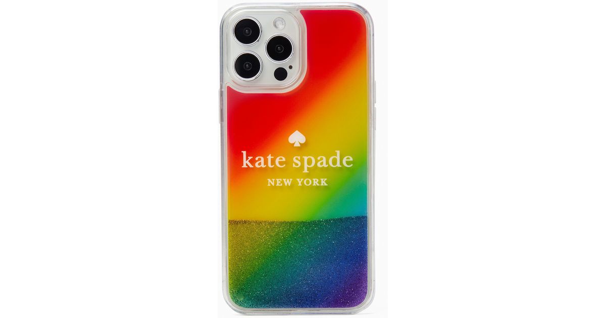 Kate Spade Rainbow Iphone 13 Pro Max Case Lyst