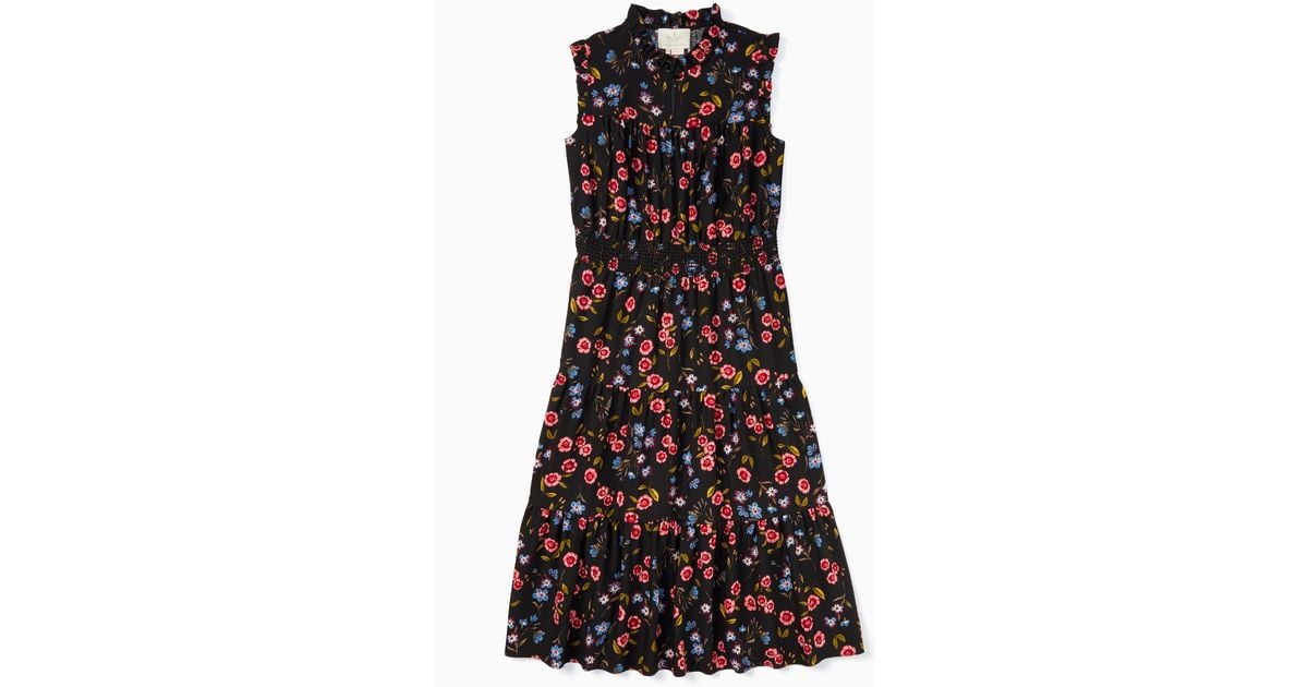 kate spade meadow smock waist dress