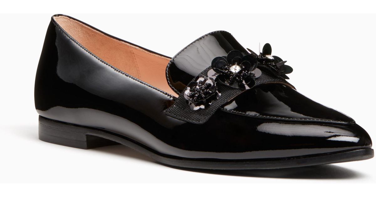 kate spade black loafers
