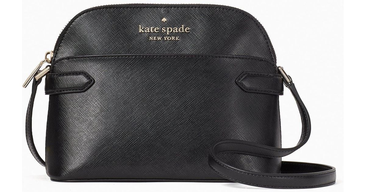 Kate Spade Staci Dome Crossbody in Black Lyst