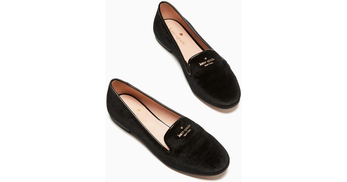 Kate Spade Claudia Loafers in Black | Lyst