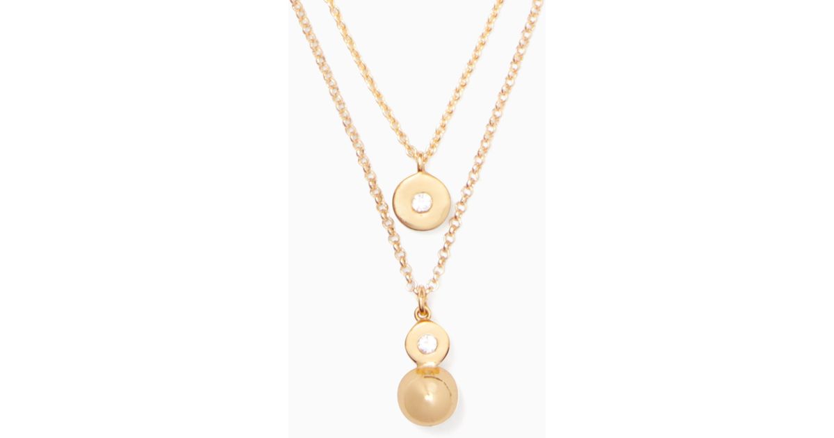 kate spade pearly delight necklace